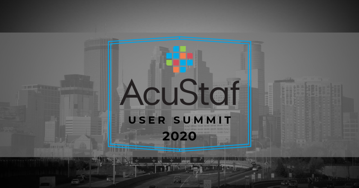 AcuStaf User Summit 2020